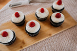 Raspberry Black Forest Cupcakes | Keto | Gluten- Free